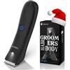 VIKICON Body Trimmer e Rasoio Elettrico per Uomini, Pubic Hair Trimmer Sostituibile Lama in Ceramica IPX7 Impermeabile Bagnate/Asciutto, Leggero Maschio Rasoio USB Tipo-C Ricarica