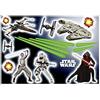 Komar 'komar Deco Sticker Star Wars, 1 pezzi, nero/bianco/grigio, 14001h