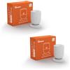 SONOFF SNZB-06P Sensore di movimento ZigBee Rilevatore di movimento wireless 2 pack, Sensore di presenza umana, ZigBee Bridge richiesto, Compatibile con Alexa/Google Home/Alice