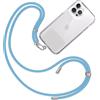 TBOC Cordino Catenella Laccio Strap Porta Cover [Azurro] per Telefono Cellulare da Collo - Tracolla Catenina con Cordini da Phone Cellulari Telefoni Accessori Universale Laccetti Donna Uomo