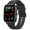 Tobfit Cinturino in Silicone per Amazfit GTS/GTS 2/GTS 2 Mini/GTS 2e/GTS 3/GTS 4/GTS 4 Mini/GTR 42mm, 20mm Sportivo (Nero)