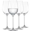 SCHOTT ZWIESEL Calice da vino rosso o acqua Fortissimo (set di 4), bicchieri in cristallo pregiato per vino rosso, bicchieri da vino in Tritan lavabili in lavastoviglie, Made in Germany (art. 123681)