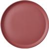 Mepal - Piatto Piano Silueta - Lavabile in lavastoviglie e microonde - Piatti di plastica - Piatti da Cena - Servizio - 26 cm - Vivid mauve
