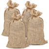 La Cordeline - Set di 4 sacchetti di iuta 29 x 51 cm, 215 gr/m2, 5 kg circa ACJN110S-L4 naturale
