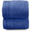 Top Towel - Premium - Asciugamani da bagno - 2 asciugamani viso o bidet - 100% Cotone - 600 Grammi