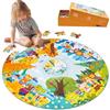 Funsland Puzzle Bambini 3 Anni, 88 Pezzi di Puzzle di Animali Stagionali, Giochi per Bambini Puzzle Cartone Materiale, Regalo Bambina per Feste di Compleanno 4 5 6 7 8 9 10 Anni