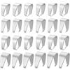 PH PandaHall 160pcs 8 dimensioni ganci per collana in acciaio inossidabile Pinch Clip Snap on Ciondolo Bails Snap Bail Hook Finitura in metallo Collane Catenacci per creazione di gioielli
