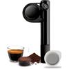 Handpresso Pump | Macchina caffè espresso portatile robusta e compatta | mini espresso mobil per cialde ESE o caffè macinato nero | Macchina caffè da viaggio | Operazione Manuale | 50ml (max)
