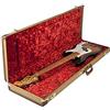 Fender 099 - 6163 - 400 Precision Bass Multi Fit Hardshell Case, Tweed senza Red Poodle Plush Interior