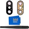 MMOBIEL Lente in Vetro per Fotocamera Posteriore Compatibile con iPhone XS - 5.8 inch - 2018 Vetro Fotocamera con Doppio Lato Adesivo Pinze e Panno Incluso