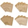Qanye 100 Pezzi Sacchetto di Caramelle di Carta Kraft, Sacchetti Confetti, Carta Biscotto Bustine Regalo, Piccoli Pane Carta Buste, 4 Stili, per Confezionamento Biscotti, Caramelle, Cioccolatini