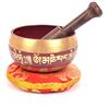 Bermoni Om Mani Padme Hum & Buddha scolpito cane attirare l'occhio - SING1049-RED