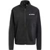 adidas TERREX MULTI FULL ZIP FLEECE JACKET, Maglia di tuta Donna, Black,