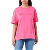 Champion Rochester 1919-Champion Logo Crewneck T-Shirt, Fucsia (FPL), S Donna