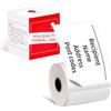 Phomemo M110/M220/M221/M200/M120/M100/M108/M150/M250/M260 etichette adesive, 50 x 80 mm carta per etichette termiche per stampanti per etichette Phomemo, 100 etichette per rotolo.
