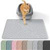 OHMO Alfombra Gatos Arenero de Silicona(60*40cm), Impermeable y Antideslizante sin Bisfenol A (BPA), Fácil de Limpiar, No se Rasga, Sin Residuos de Olor