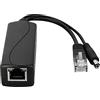 Myazs DC48V Ingresso a DC5V Uscita POE Splitter POE Iniettore MicroUSB Tipo C DC5.5x2.1mm DC3.5x1.35mm Interfaccia Per Telecamera IP Power Over Ethernet Splitter Iniettore Adattatore Usb Per Fotocamera