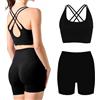 Risalti Leggins Push Up Shorts Donna Sportivi Sculpt - Pantaloncini, Leggins Yoga e Fitness, Vita Alta Senza Cuciture - 100% Made in Italy