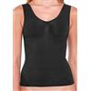 SLIMCELL Gambetti Canottiera Contenitiva Donna Anticellulite - Intimo Modellante Donna Pancia Piatta, Intimo Contenitivo in Microfibra Effetto Massaggiante Shapewear - Made in Italy