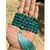 8 mm Rnd 108+1 Perline IOLITE JADE Jaap Mala Rosario Japa Mala, Gioielli Ener...