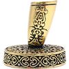 ANCLLO Penna piuma Pennino Stand Pen Plug Metallo Rotondo Pen Holder Base Cap Accessori Penna Stilografica Acciaio Inox Cancelleria Regalo