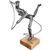 Casablanca modernes Design Casablanca - Statuetta decorativa in alluminio, colore antracite, grigio scuro, decorazione regalo di compleanno, altezza 30 cm