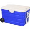 TZNBGO Frigo Portatile con Rotelle, Frigorifero Portatile, Congelatore Portatile, Wheeled Cooler, Frigoriferi Portatile per Auto Camion Barca o Camper (Color : B, Size : 40l)