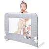 Interbaby Barriera di sicurezza per bambini Letto ribaltabile 90 cm | Barriera per letti per bambini dai 18 mesi ai 5 anni | Sponda per letto bambino facile da installare, sicura | Giraffa