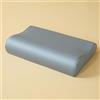 Zhiyuan Federa in Cotone 100% per Cuscino Contorno, Cuscino Memory Foam, Cuscino cervicale 30 x 50 cm, Blu Acciaio Chiaro