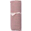 HomeLife Telo Copridivano Cotone (260X280) Made in Italy, Elegante Versatile - Telo Copritutto Cotone Multiuso perfetto come Telo Arredo Divano Copriletto Matrimoniale Estivo Leggero Righina Rosso