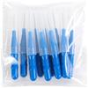 LIDOUK Spazzolino interdentale blu, stuzzicadenti, testina per igiene orale e dentale, strumento per la pulizia dei denti (confezione da dieci)