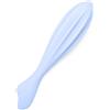 Kunoli Rullo per massaggio facciale in silicone, per massaggiare il viso, elegante e semplice rullo viso a forma di pera, per rassodare la pelle e alleviare i muscoli (blu)
