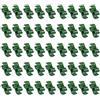 CENPEK 50 pezzi verde regolabile giardino traliccio pianta connettore fiore rattan fibbia plastica clip 11 mm