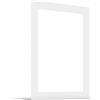 JUNOMI® Passepartout 50x70 cm Dimensioni Esterne - per Formato Immagine 40x60 cm - Spessore 1,5 mm - Colore Bianco Puro