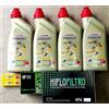 Multi Marca KIT TAGLIANDO PER DUCATI MONSTER 696 2008 - 2013 CON 4 LITRI DI OLIO CASTROL POWER 1 10W40, 1 FILTRO OLIO HIFLO HF153, 1 FILTRO ARIA HIFLO HF6001, 2 CANDELE NGK DCPR8E