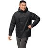 Jack Wolfskin Troposphere - Giacca da Uomo, Uomo, 1111711, Nero, X-Large