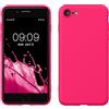 kwmobile Custodia Compatibile con Apple iPhone SE (2020/2022) / 8/7 Cover - Back Case per Smartphone in Silicone TPU - Protezione Gommata - rosa shocking