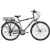 Atala e-Bike E-Run 7.1 28" Uomo LT 7V EcoLogic 518Wh, Antracite/Verde Fluo Opaco