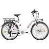 Atala e-Bike E-Run 6.1 26" Donna Shimano Tourney 7V EcoLogic 360Wh, Bianco/Rosso