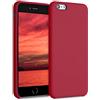 kwmobile Cover per Apple iPhone 6 Plus / 6S Plus Custodia - Back Case per Smartphone in Silicone TPU - Protezione Gommata - rosso classico