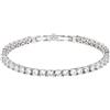 Amen Bracciale Amen tennis bianco con zirconi bianchi 4 mm