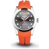 Locman Orologio Locman Island grigio e silicone arancio 0613A07S-00GYRDSR