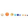 SPYMINNPOO Pianeti del Sistema Solare, 9 Pezzi Modello di Insegnamento del Sistema Solare Modello di Pianeta Astronomia Scienza Modello Educativo Giocattolo Set