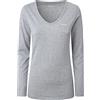 Pepe Jeans Corine L/S, T-Shirt Donna, Grigio (Grey Marl),S