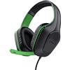 Trust Gaming GXT 415X Zirox Cuffie Gaming Leggere per Xbox Series X/S con Driver da 50 mm, Jack Audio 3.5 mm, Cavo 1,2 m, Archetto Regolabile, Cuffie con Microfono Over-Ear - Nero/Verde