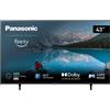 Panasonic TX-43MX800E, Smart TV LED 4K Ultra HD 43 Pollici, High Dynamic Range (HDR), Dolby Atmos e Dolby Vision, Fire TV, Prime Video, Alexa, Netflix, Modalità Gioco, Nero
