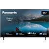 Panasonic TX-55MX800E, Smart TV LED 4K Ultra HD 55 Pollici, High Dynamic Range (HDR), Dolby Atmos e Dolby Vision, Fire TV, Prime Video, Alexa, Netflix, Modalità Gioco, Nero