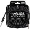 Ernie Ball Flex Cavo per strumenti, dritto/dritto, 3m, nero