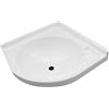 pro-Styling design for perfection pro-Styling Lavabo Angolare per Camper, Roulotte, Campeggio, Barca, 418 x 418 x 155 mm, Bianco ABS