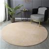 PALVIT Area - Tappeto rotondo, 200 x 200 cm, morbido e soffice, grande, per soggiorno e cucina, tappeto spesso per camera da letto, comodino con retro antiscivolo, lavabile in lavatrice
